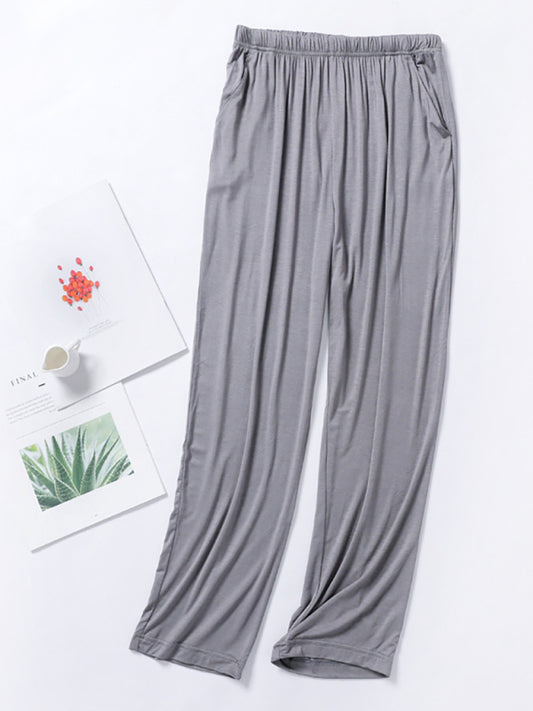 Men's spring and summer home casual pants home pants Angelwarriorfitness.com