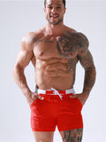 Men's Pocket Lined Tethered Swim Shorts Angelwarriorfitness.com
