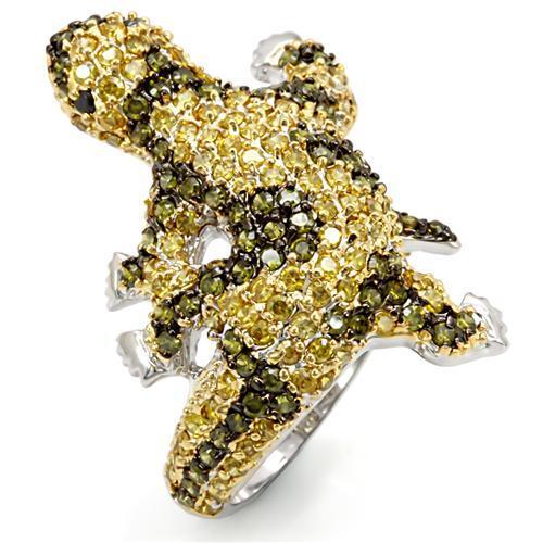 Golden Lizard Ring Angelwarriorfitness.com