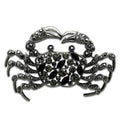 LO2392 - Imitation Rhodium White Metal Brooches with Top Grade Crystal Angelwarriorfitness.com