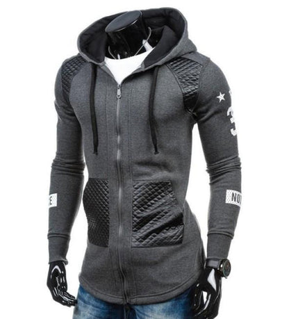 Mens Street Style Biker Hoodie Angelwarriorfitness.com