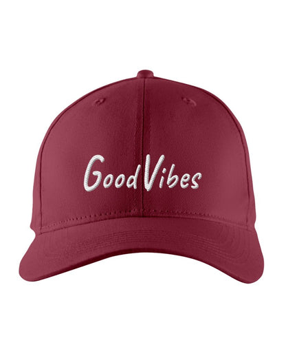Uniquely You Snapback Cap - Good Vibes Embroidered Hat / Yupoong 6 Angelwarriorfitness.com
